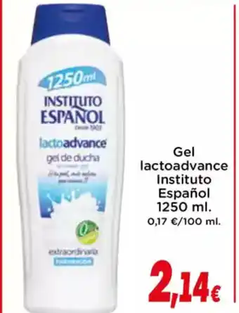 Proxi INSTITUTO ESPANOL Gel lactoadvance oferta