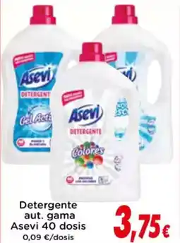 Proxi ASEVI Detergente aut. gama oferta