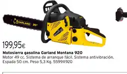 Cadena88 Motosierra gasolina Garland Montana 920 oferta