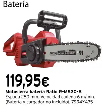 Cadena88 Motosierra batería Ratio R-M520-B oferta