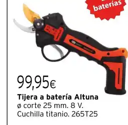 Cadena88 Tijera a batería Altuna oferta