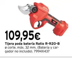 Cadena88 Tijera poda batería Ratio R-R20-B oferta