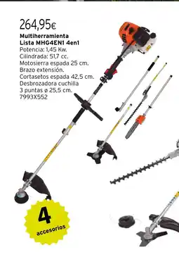 Cadena88 Multiherramienta Lista MHG4EN1 4en1 oferta