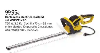 Cadena88 Cortasetos eléctrico Garland set 652VE-V20 oferta
