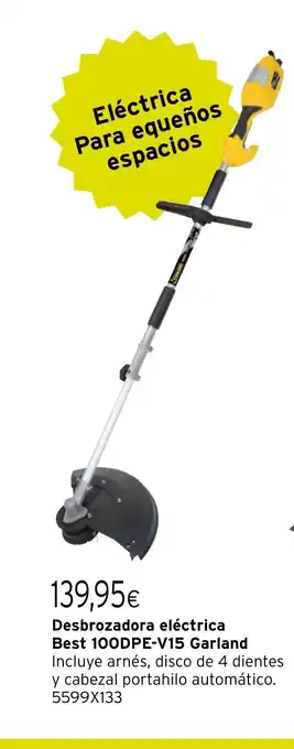 Cadena88 Desbrozadora eléctrica Best 100DPE-V15 Garland oferta