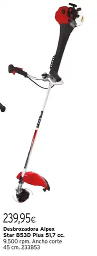 Cadena88 Desbrozadora Alpex Star B53D Plus 51,7 cc oferta