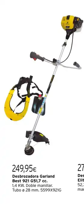 Cadena88 Desbrozadora Garland Best 921 G51,7 cc oferta