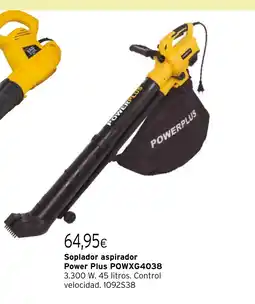 Cadena88 Soplador aspirador Power Plus POWXG4038 oferta
