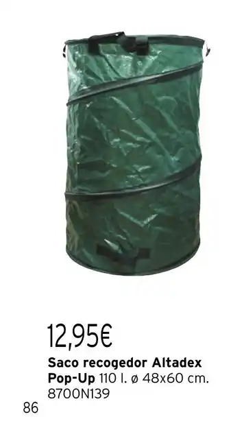 Cadena88 Saco recogedor Altadex Pop-Up oferta