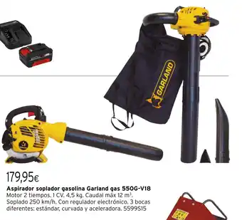 Cadena88 Aspirador soplador gasolina Garland gas 550G-V18 oferta