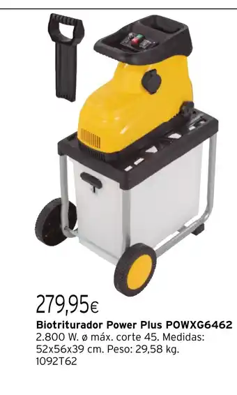 Cadena88 Biotriturador Power Plus POWXG6462 oferta