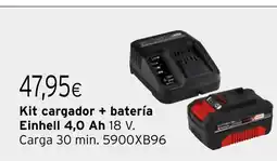 Cadena88 Kit cargador + batería Einhell 4,0 Ah oferta