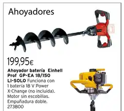 Cadena88 Ahoyador batería Einhell Prof GP-EA 18/150 LI-SOLO oferta