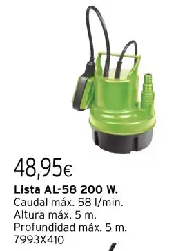 Cadena88 Lista AL-58 200 W oferta