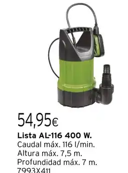 Cadena88 Lista AL-116 400 W oferta
