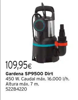 Cadena88 Gardena SP9500 Dirt oferta