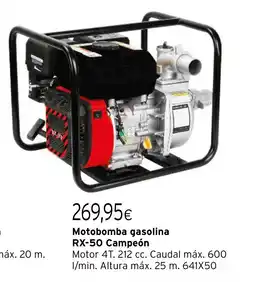 Cadena88 Motobomba gasolina RX-50 Campeón oferta