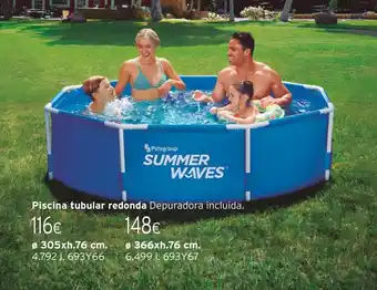 Cadena88 Piscina tubular redonda oferta