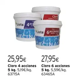 Cadena88 Cloro 4 acciones oferta
