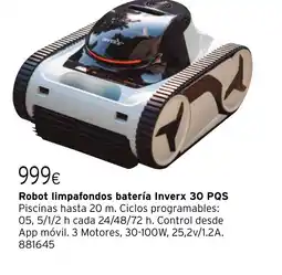 Cadena88 Robot limpafondos batería Inverx 30 PQS oferta