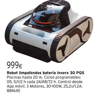 Cadena88 Robot limpafondos batería Inverx 30 PQS oferta