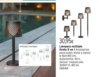 Cadena88 Lámpara múltiple Greta 5 en 1 oferta