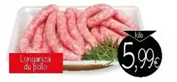 Supermercados Piedra Longaniza de pollo oferta