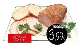 Supermercados Piedra Lomo orza oferta