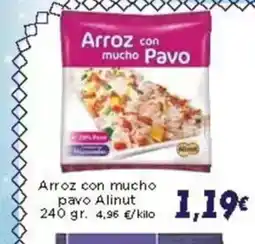 Supermercados Piedra Arroz con mucho pavo Alinut oferta