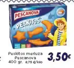 Supermercados Piedra PESCANOVA Peskitos merluza oferta