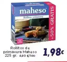 Supermercados Piedra MAHESO Rollitos de primavera oferta
