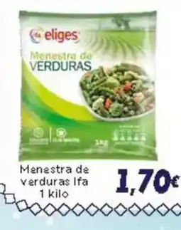 Supermercados Piedra Menestra de verduras oferta