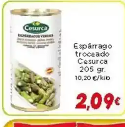 Supermercados Piedra CESURCA Espárrago troceado oferta