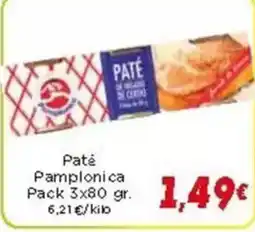 Supermercados Piedra Paté Pamplonica oferta