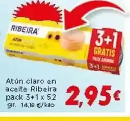 Supermercados Piedra RIBEIRA Atún claro en aceite oferta