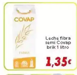 Supermercados Piedra COVAP Leche fibra semi oferta