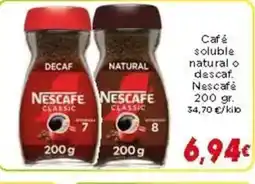 Supermercados Piedra NESCAFE Café soluble natural o descaf oferta