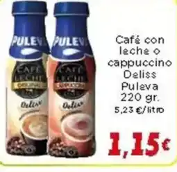 Supermercados Piedra PULEVA Café con leche o cappuccino oferta