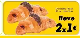 Supermercados Piedra Croissant cacao oferta