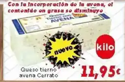 Supermercados Piedra Queso tierno avena oferta