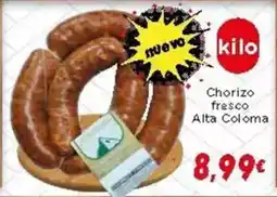 Supermercados Piedra Chorizo fresco Alta Coloma oferta