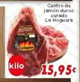 Supermercados Piedra Centro de jamón duroc curado oferta