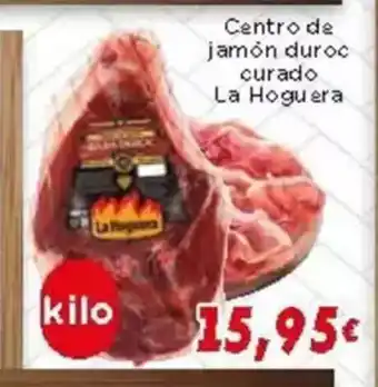 Supermercados Piedra Centro de jamón duroc curado oferta