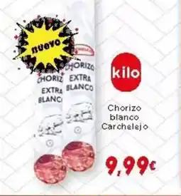 Supermercados Piedra CARCHELEJO Chorizo blanco oferta