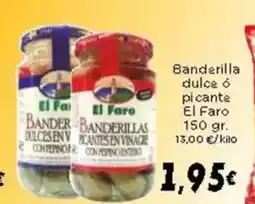 Supermercados Piedra EL FARO Banderilla dulce ó picante oferta