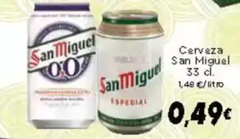 Supermercados Piedra SAN MIGUEL Cerveza oferta