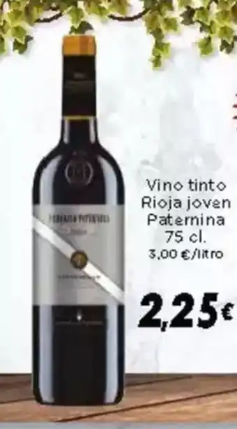 Supermercados Piedra PATERNINA Vino tinto Rioja joven oferta