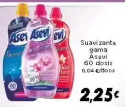 Supermercados Piedra ASEVI Suavizante gama oferta
