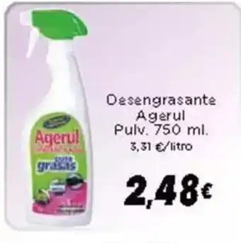 Supermercados Piedra AGERUL Desengrasante oferta