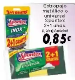 Supermercados Piedra SPONTEX Estropajo metalico o universal oferta
